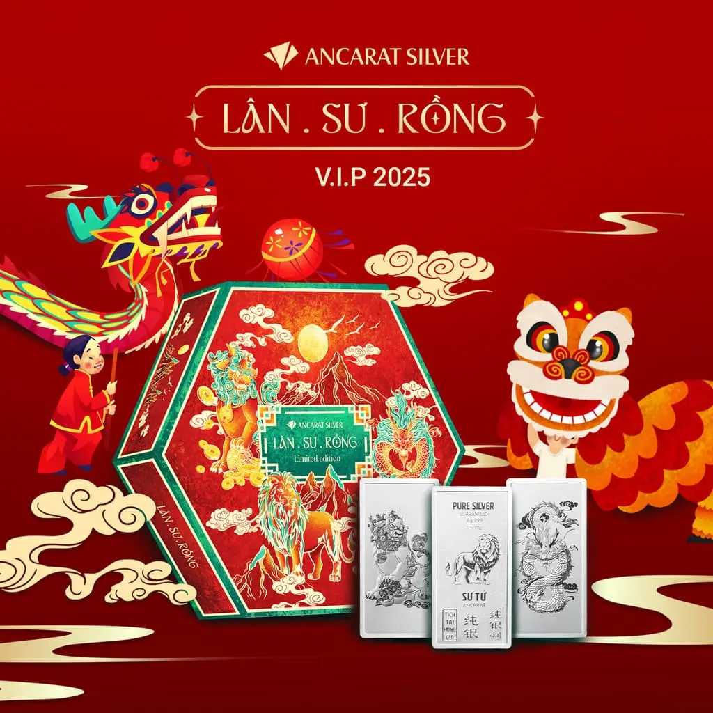 Bộ Sưu Tập Lân Sư Rồng 5 Lượng VIP Bộ Sưu Tập Lân Sư Rồng 5 Lượng VIP