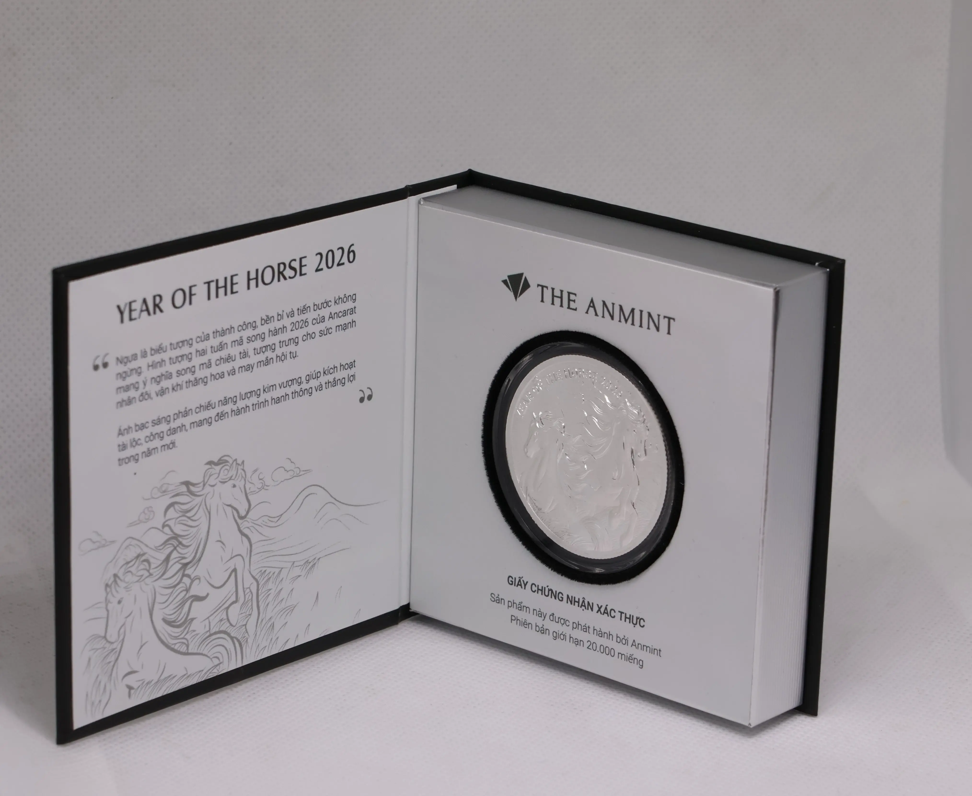 Bạc miếng Ancarat Song Mã Hưng Thịnh mang ý nghĩa hợp tác đôi bên cùng thắng