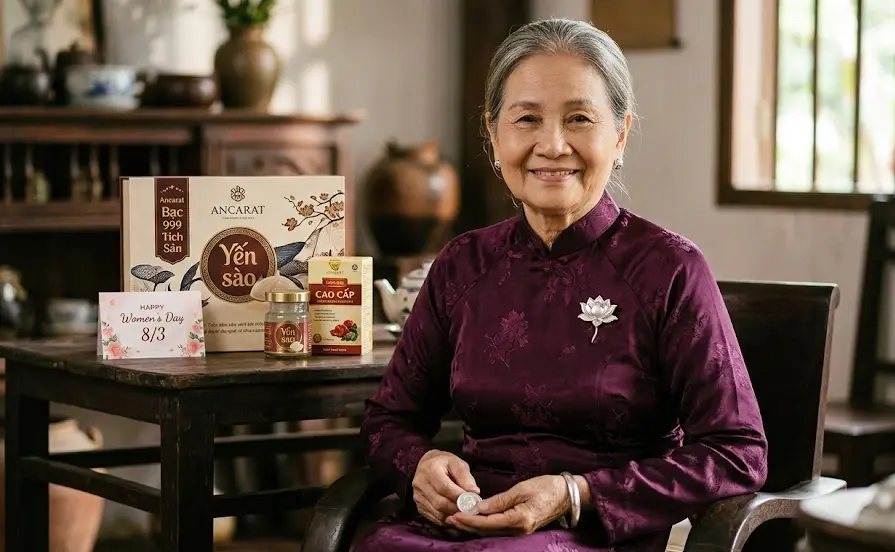 Sự kết hợp hoàn hảo giữa món quà 8/3 tặng sức khỏe và giá trị vĩnh cửu từ Bạc Ancarat 999 Sự kết hợp hoàn hảo giữa món quà 8/3 tặng sức khỏe và giá trị vĩnh cửu từ Bạc Ancarat 999