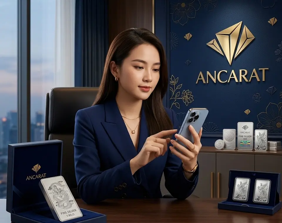 Sau khi chốt lệnh đầu tư bạc giao ngay, khách hàng có thể linh hoạt chọn nhận sản phẩm tại hệ thống 8 cửa hàng của Ancarat hoặc sử dụng dịch vụ giao hàng tận nơi an toàn.