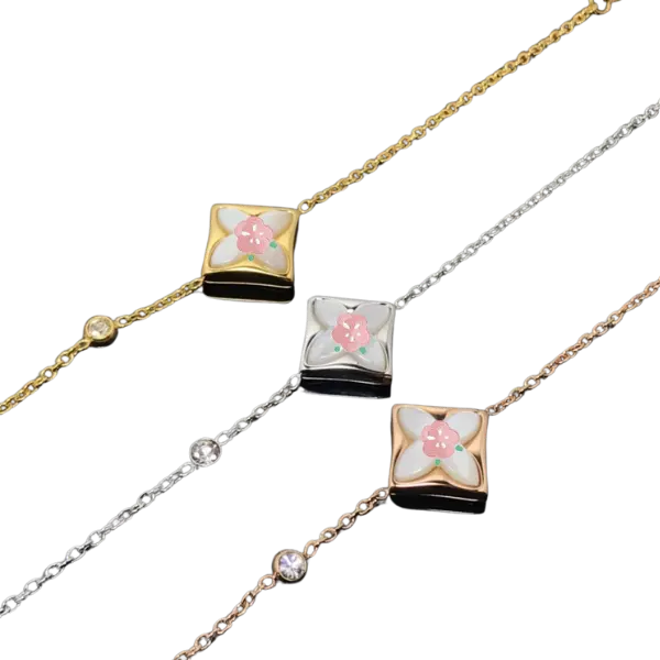 Lắc tay Vàng 18K Golden Leaf L