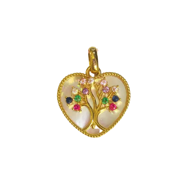 Mặt dây Vàng 18K Golden Tree Of Life