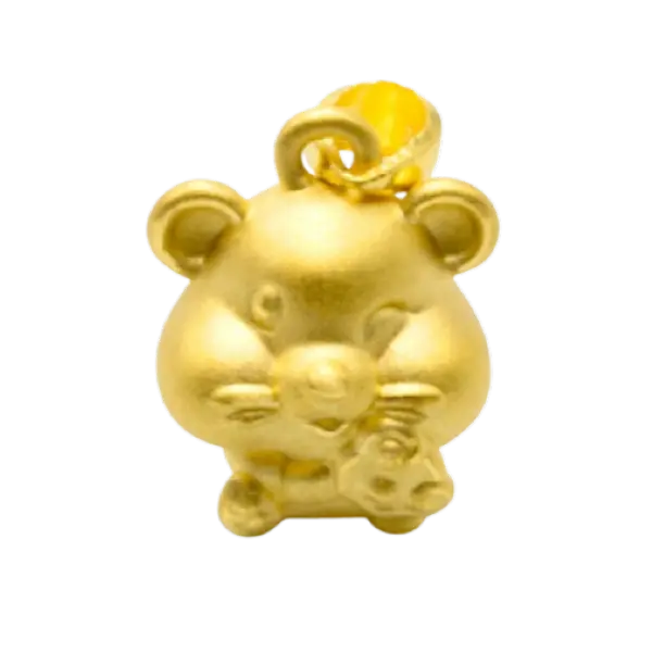Mặt dây Vàng 24k Con Giáp Kim tí tài lộc