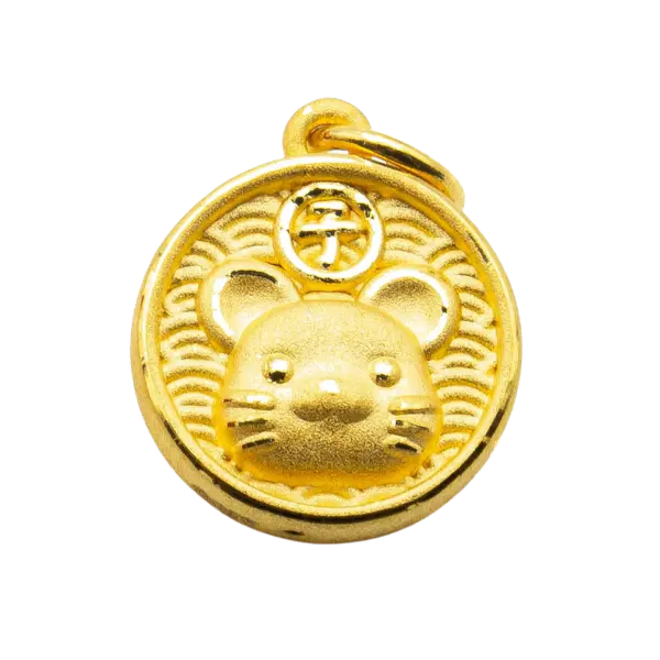 Mặt Dây Vàng 24K Kim Tí Bát Quái Đồ MS12