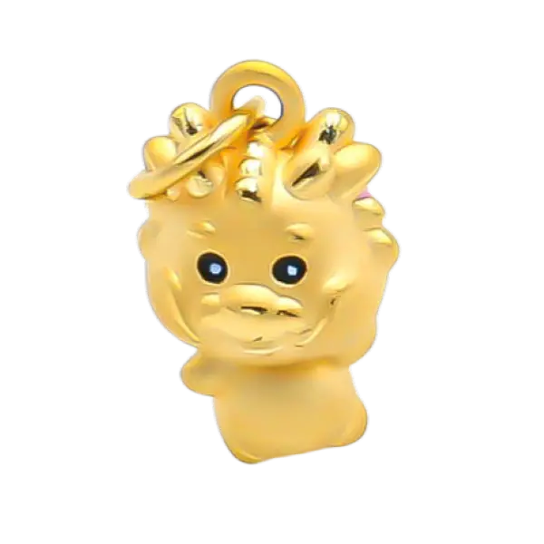 Mặt Dây Vàng 24k Kim Thìn MS12 Phong Thủy May Mắn