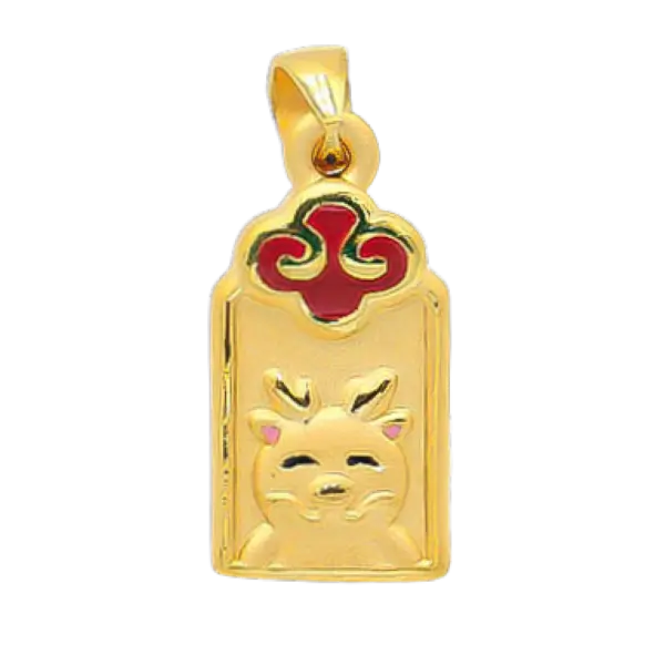 Mặt Dây Vàng 24k Kim Thìn May Mắn – Tài Lộc