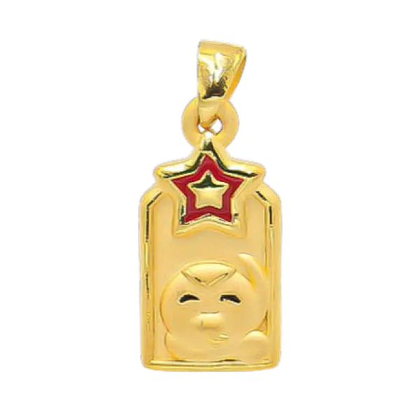 Mặt Dây Vàng 24k Kim Tỵ May Mắn – Tài Lộc