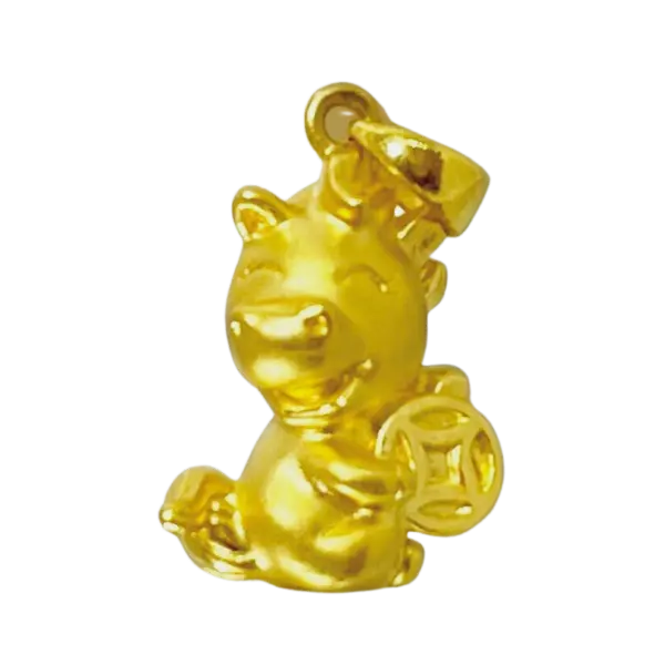 Mặt dây Vàng 24K Kim Ngọ MS22