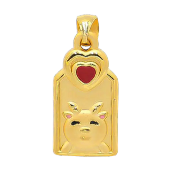 Mặt Dây Vàng 24k Kim Mùi May Mắn – Tài Lộc