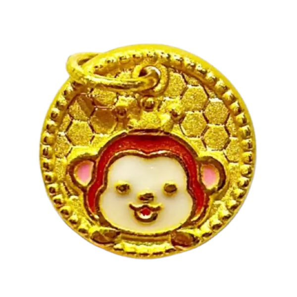 Mặt dây Vàng 24K Kim Thân vương miện MS14