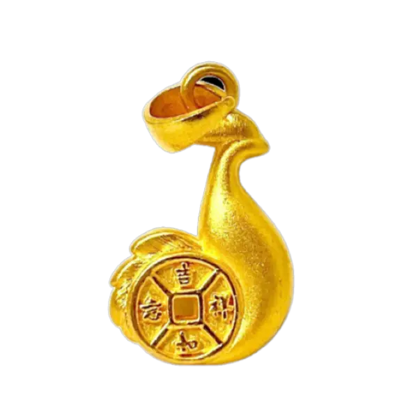 Mặt dây Vàng 24K Kim Dậu MS22