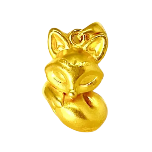 Mặt dây Vàng 24K Hồ ly Tình Duyên