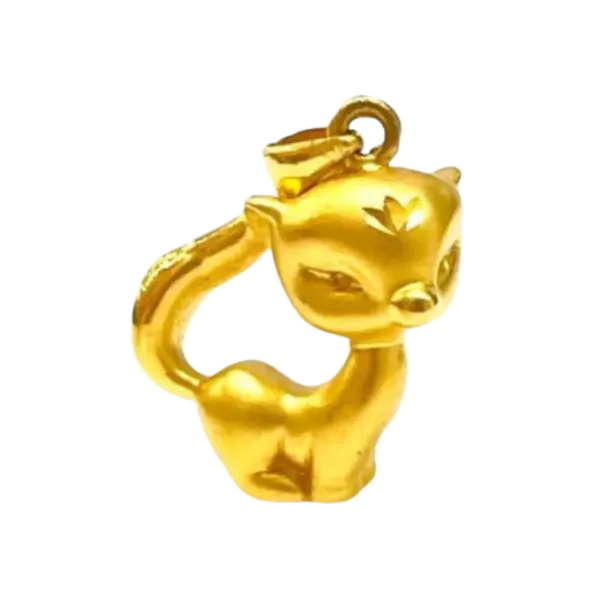 Mặt dây Vàng 24K Hồ Ly MS24