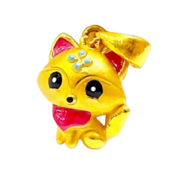 Mặt dây Vàng 24K Hồ Ly