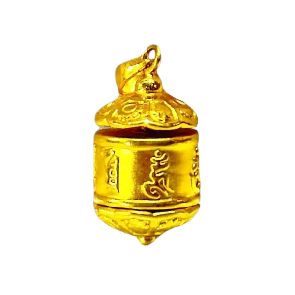 Mặt dây Vàng 24K Chuyển Kinh Luân MS42