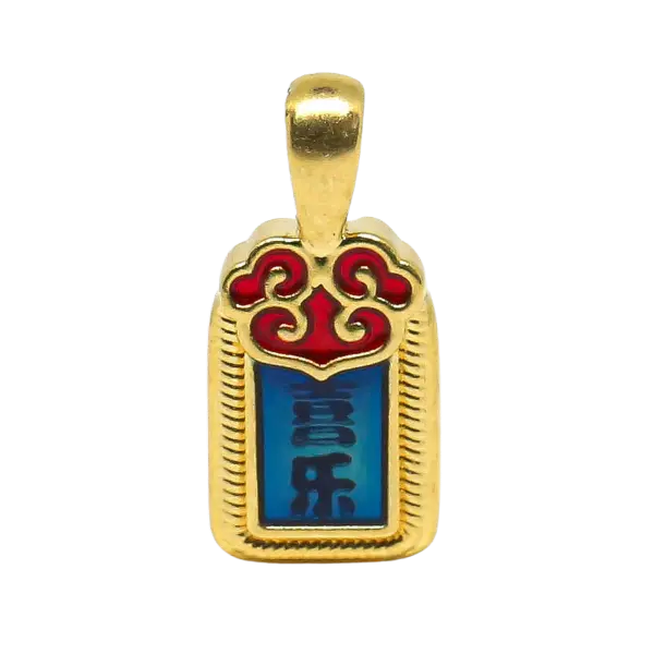 Mặt Dây Vàng 24K Bùa May Mắn Bình An ES06