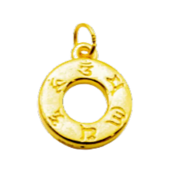 Mặt Dây Vàng 24K Lục Lự Đại Minh Chú MS14
