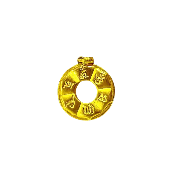 Mặt dây Vàng 24K Pháp Luân MS37