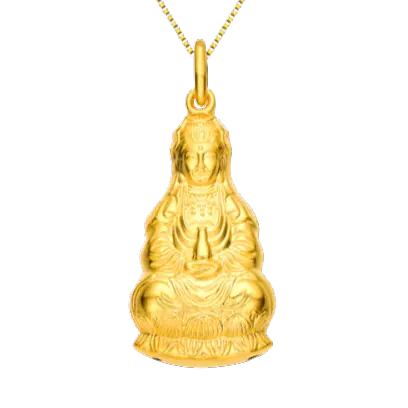 Mặt dây Vàng 24K Phật bà Quan Âm
