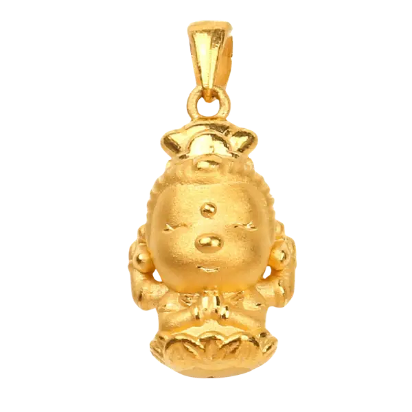 Mặt dây Vàng 24K Thiên Thủ Quan Âm MS22