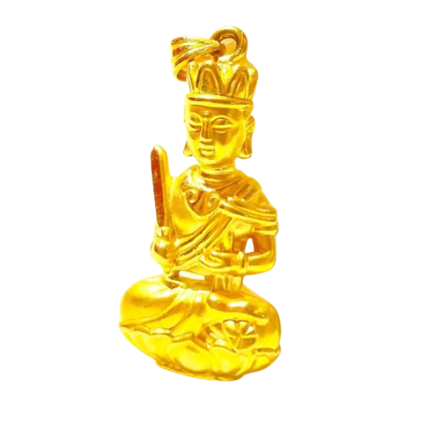 Mặt dây Vàng 24K Bất động Minh Vương MS42
