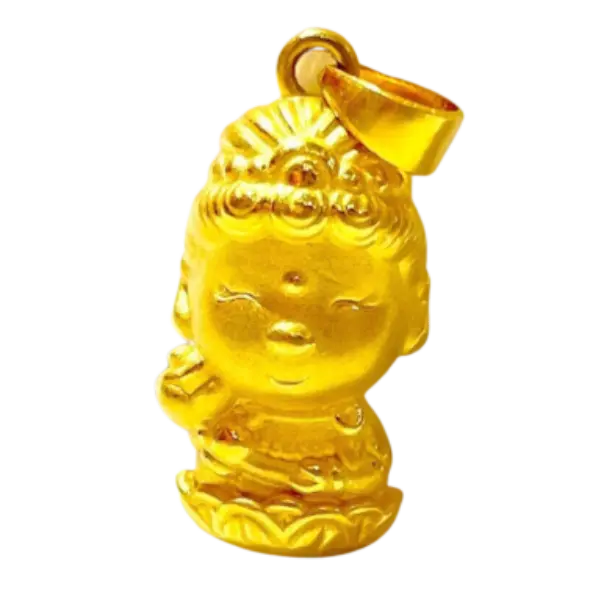 Mặt dây Vàng 24K Đại Thế Chí Bồ Tát MS22