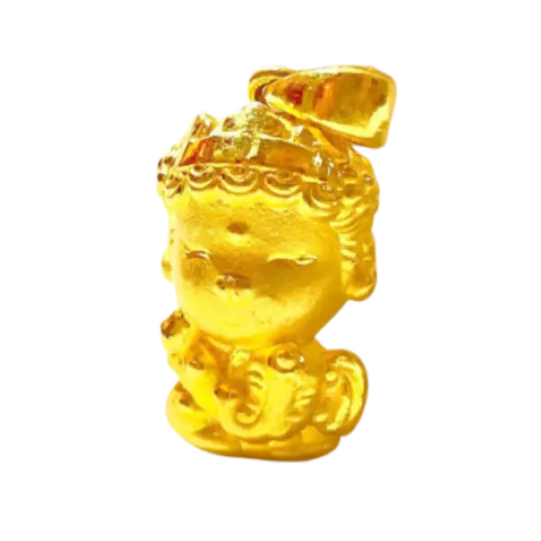 Mặt dây Vàng 24K Phổ Hiền Bồ Tát MS22