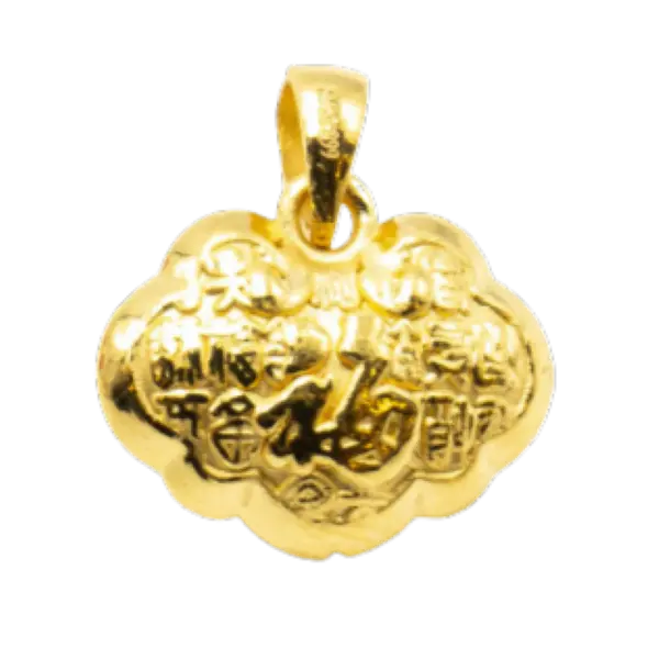 Mặt Dây Vàng 24K Khánh Vàng Chữ Phúc Bình An