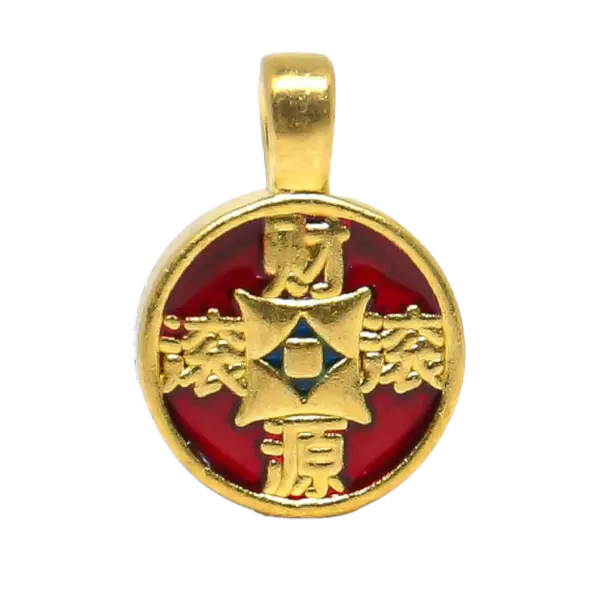 Mặt Dây Vàng 24K Đồng Xu Sơn Màu