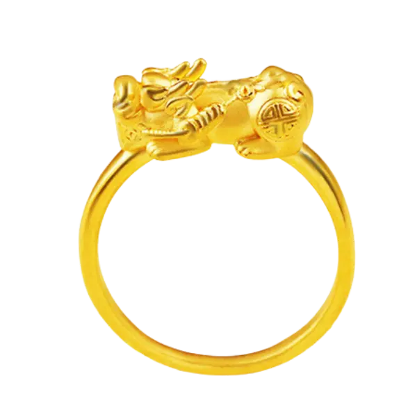 Nhẫn Phong thủy vàng 24k Tỳ Hưu
