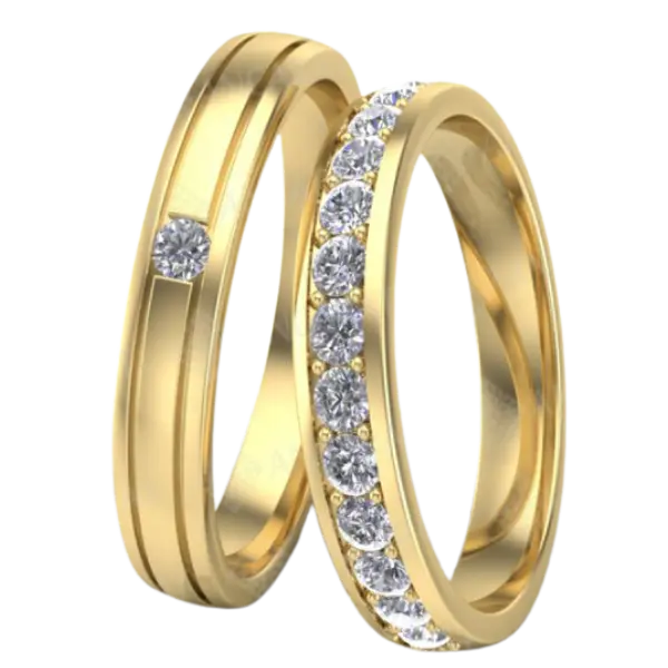 Nhẫn cưới Vàng – 608