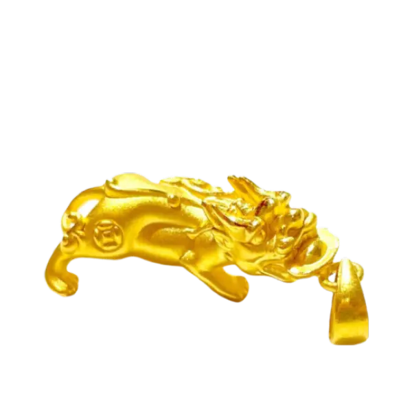 Mặt dây Vàng 24K Tỳ Hưu tài lộc