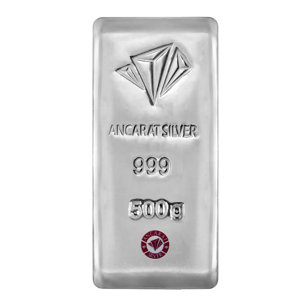 Bạc Thỏi Ancarat 500 Gram .999 