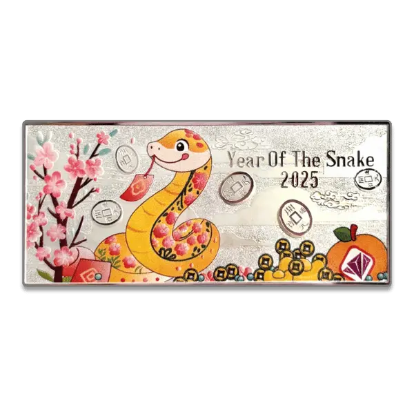 2025 Year of The Snake 1 lượng .999 Silver Bar