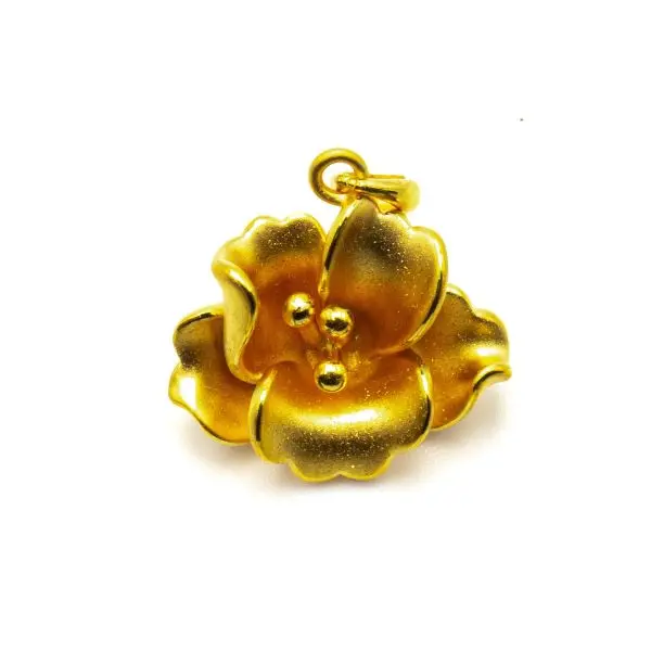 Mặt Dây Vàng 24K Hoa Mai ES22