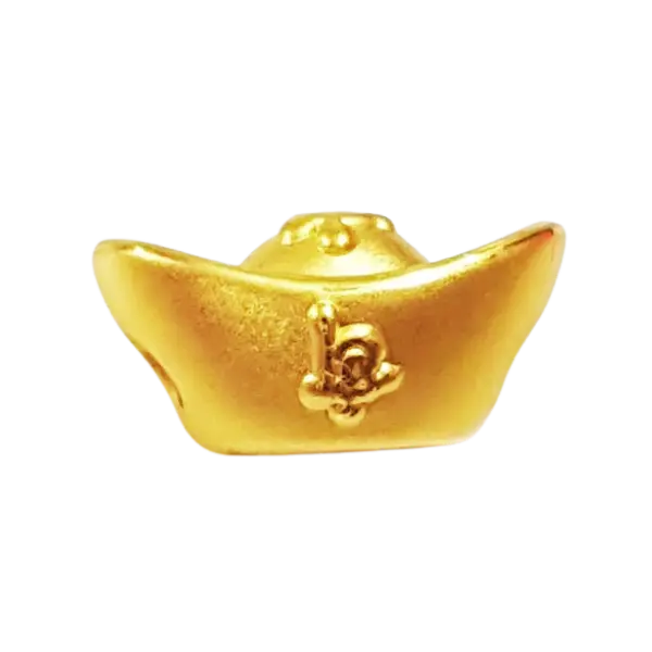 Charm Vàng 24K Nén Vàng Chữ Lộc ES12