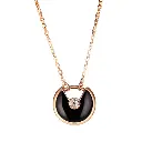Dây chuyền Vàng 18K Golden C – Màu đen