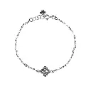 Lắc tay Vàng Trắng Cỏ 4 Lá 18K 