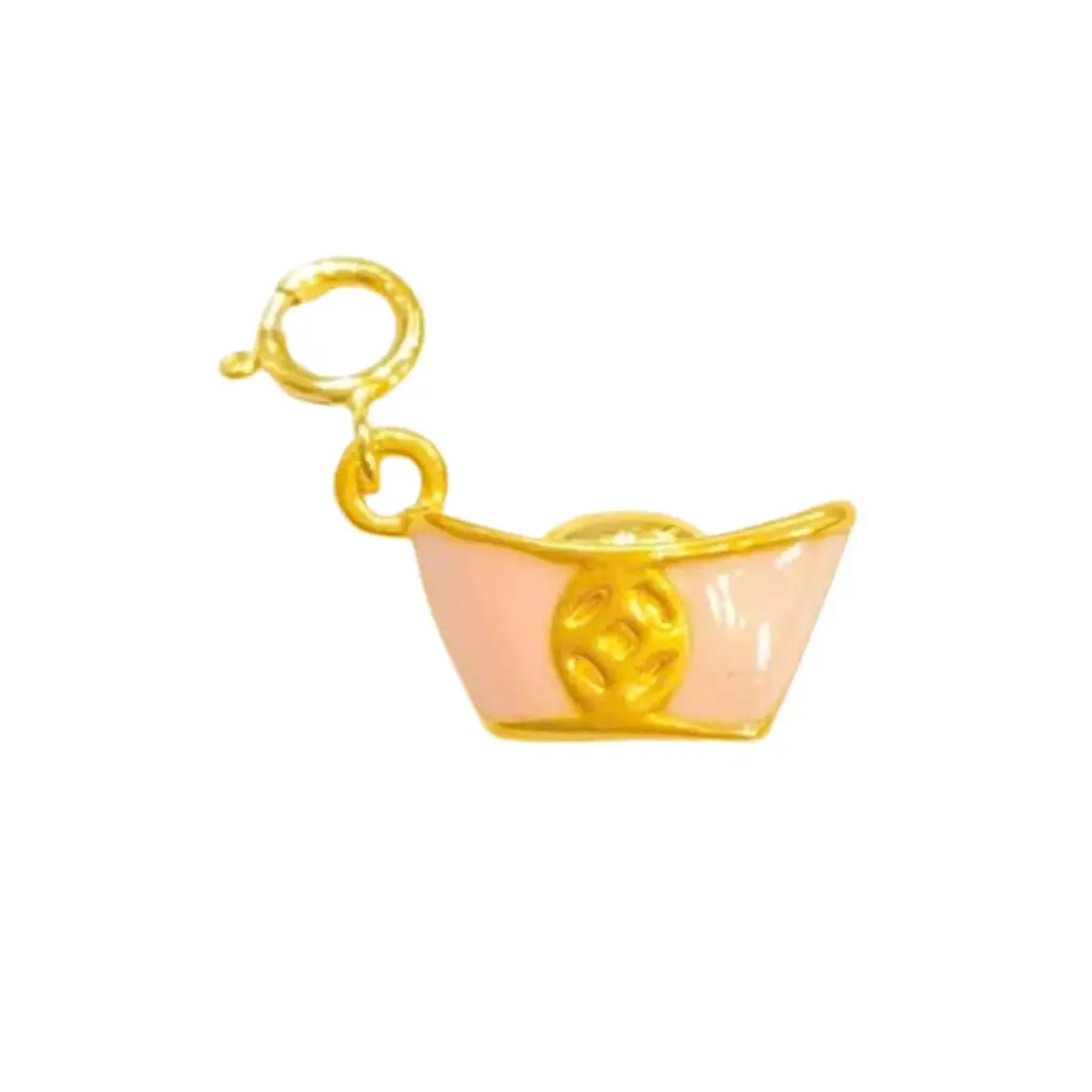 Charm rơi Vàng 18K Nén vàng sơn màu 5D