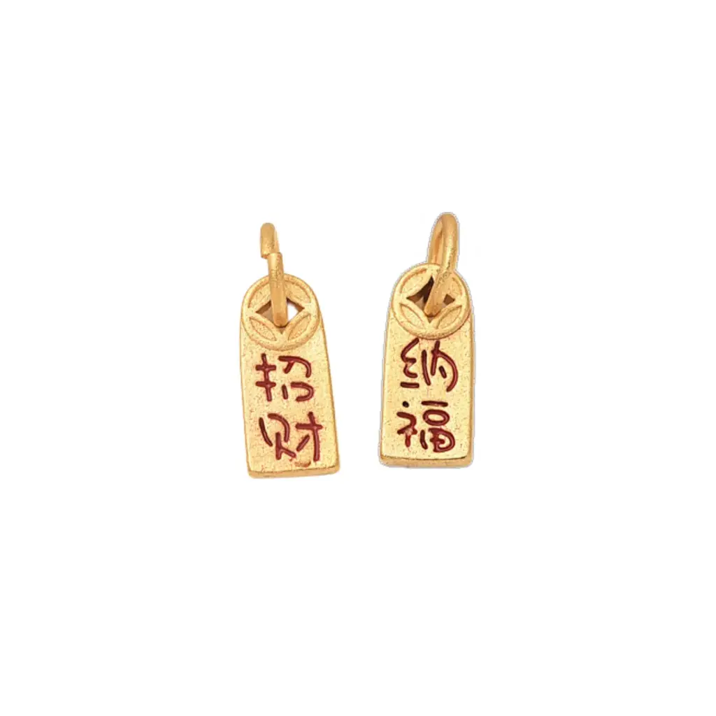 Charm Vàng 24K Chiêu Tài Phúc Khí ES08