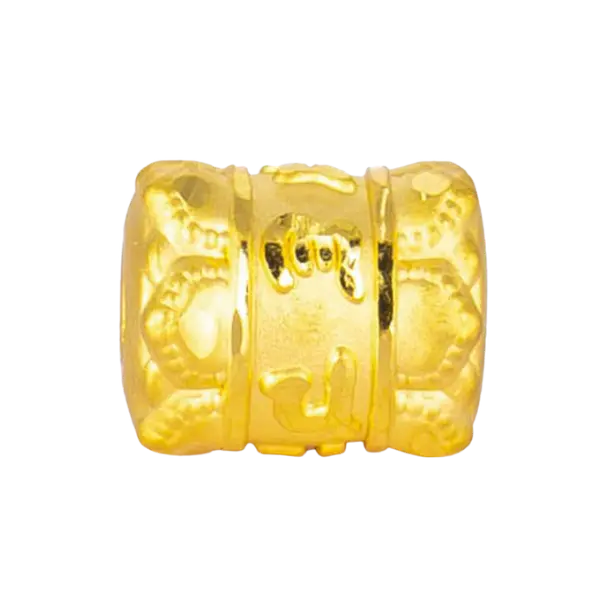 Charm Vàng 24K Chú Bình An Trụ MS12