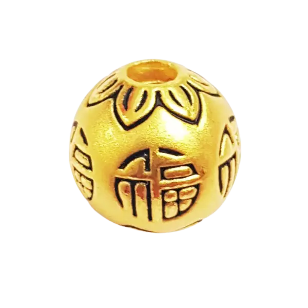 Charm Vàng 24K chữ Phúc 10mm ES12