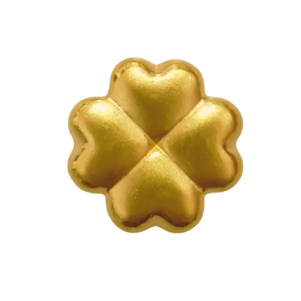 Charm Vàng 24K Cỏ 4 Lá ES12
