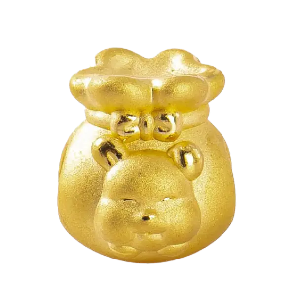 Charm Vàng 24K Kim Mão Bao Đựng Tiền