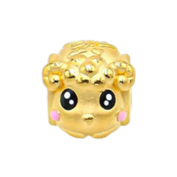 Charm Vàng 24k Kim Mùi Trụ Chữ Phúc