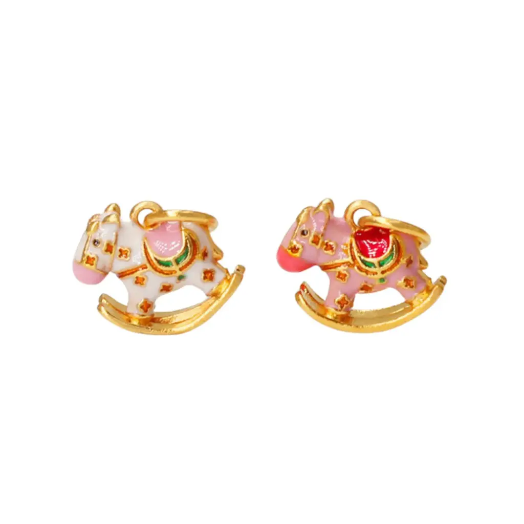 Charm Vàng 24K Kim Ngọ bập bênh 5D ES06