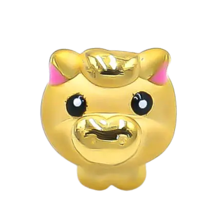 Charm Vàng 24k Kim Ngọ MS12 Tài Lộc