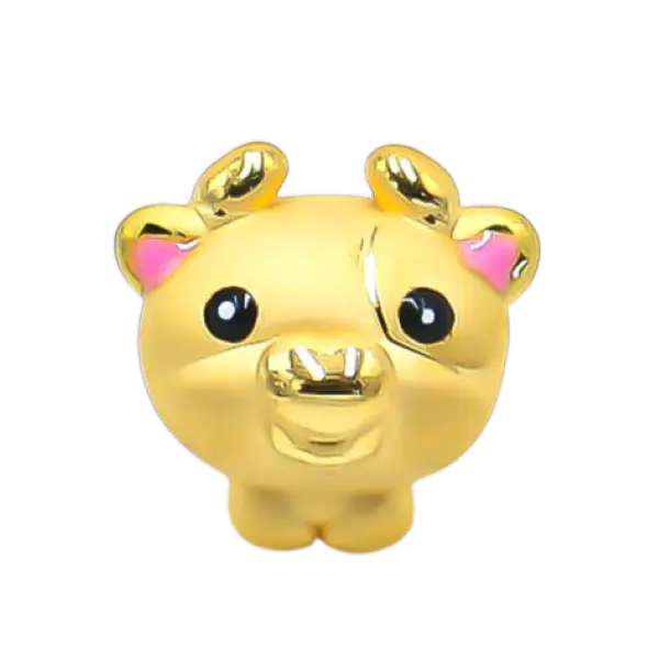 Charm Vàng 24k Kim Sửu MS12 Tài Lộc