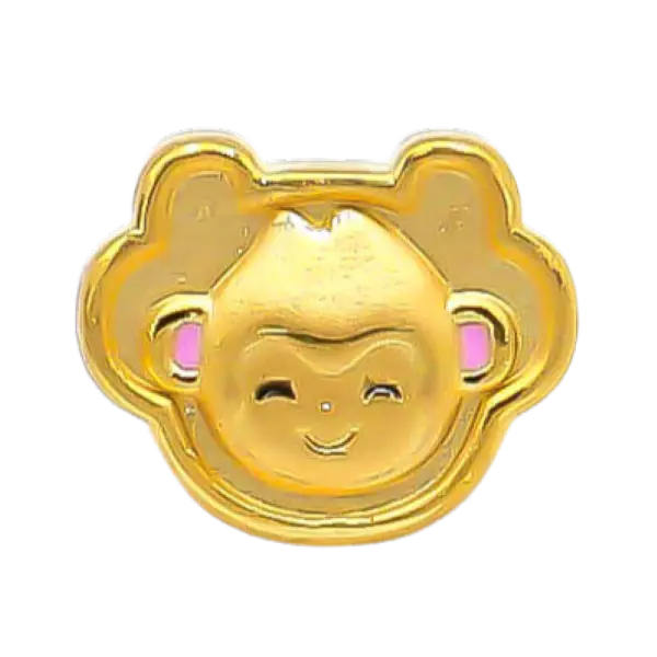 Charm Vàng 24K Kim Thân Khánh Vàng Chữ Phúc