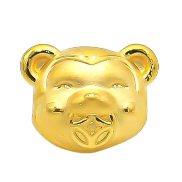 Charm Vàng 24K Kim Thân Kim Tiền May Mắn